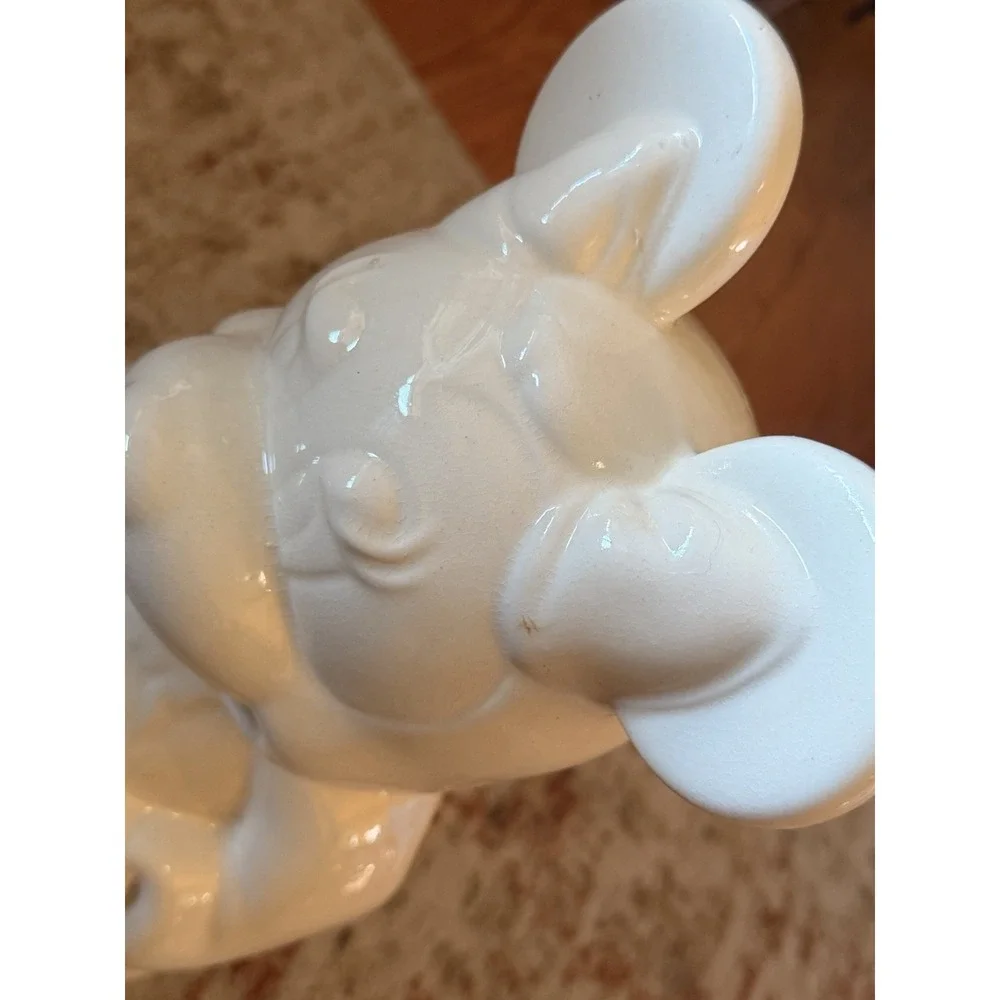 Vintage 1940's Mickey Mouse & Minnie Mouse Walt Disney Turnabout Cookie Jar